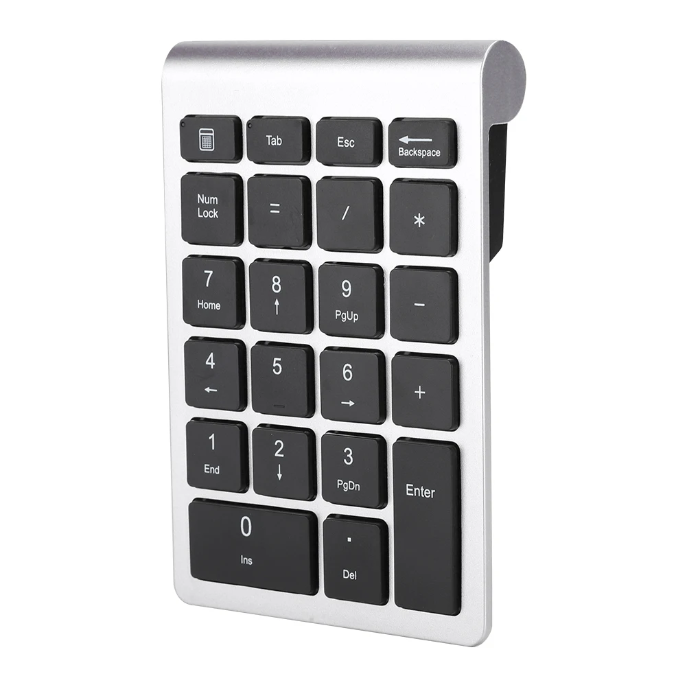 22Keys Numeric Keyboard 2.4G Wireless Mini Portable Ergonomic Design Digital Keyboard Numpad with USB Receiver for Office Laptop detail