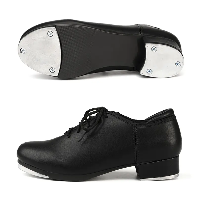 Tap Dance Shoes Sports Dance Shoes Women/Men Kicked Shoes Performance Tap Dancing Shoes Step Sneakers High-impact Aluminum Plate product view