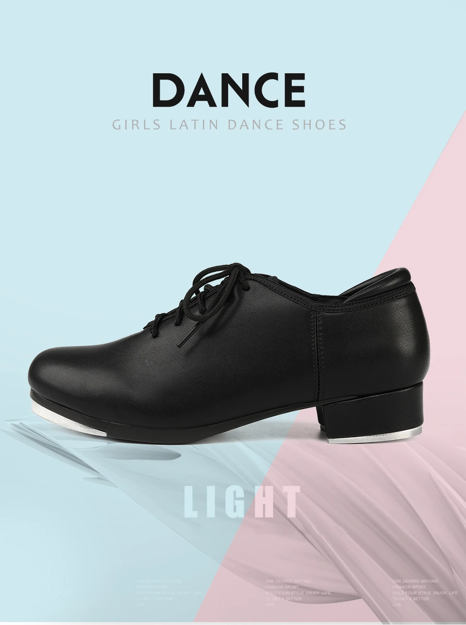 Tap Dance Shoes Sports Dance Shoes Women/Men Kicked Shoes Performance Tap Dancing Shoes Step Sneakers High-impact Aluminum Plate detail