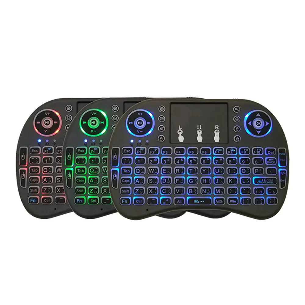 i8 Mini Wireless Battery Keyboard 2.4GHz English Language Air Mouse With Touchpad Handheld for Laptop Android TV Box PC product view