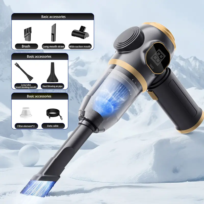 Vacuum Cleaner Car Suction Blowing Integrated Small High-power Suction Wireless Handheld Dust Desktop Vacuum Cleaner product view