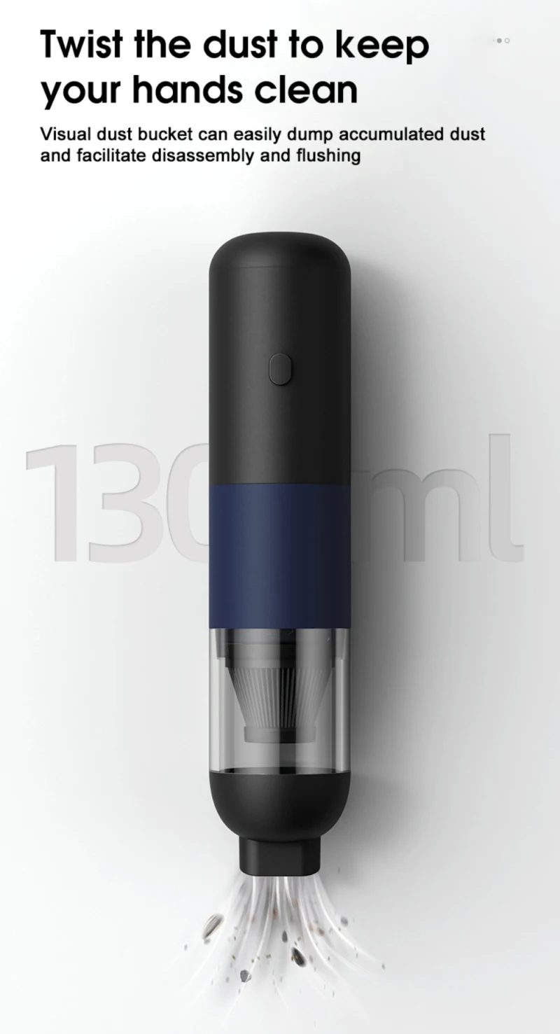 Car Vacuum Cleaner Keyboard Desktop Corner Car Home Wireless Handheld Vacuum Cleaner USB Charging Mini Portable Home Appliances detail