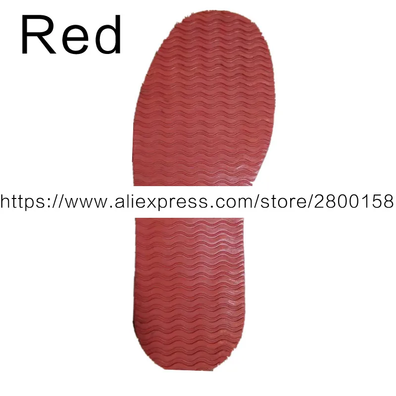 1 Pair DIY Rubber Full Sole Repair Shoes Tire Grain Wave Pattern Repair Worker Shoes Outsole 4mm Stick On Full Soles Heel Pads detail
