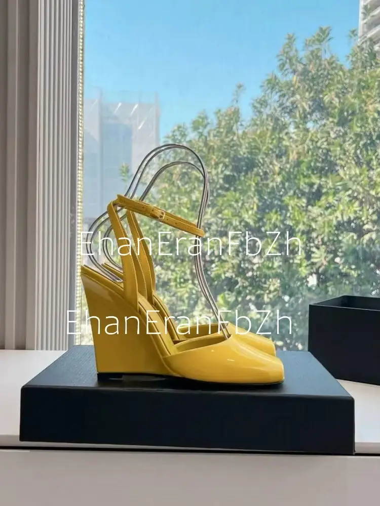 Summer New Slope High Heel Sandals Fish Mouth Thick Bottom High Heel Shoes Fashion Party Sexy Women's Large Sandals product view