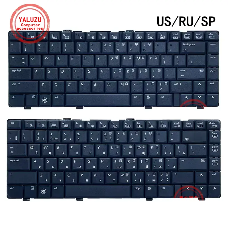 US/RU/SP English/Russian/Spanish NEW Laptop Keyboard For HP Compaq DV6000 DV6400 DV6500 DV6010 DV6700