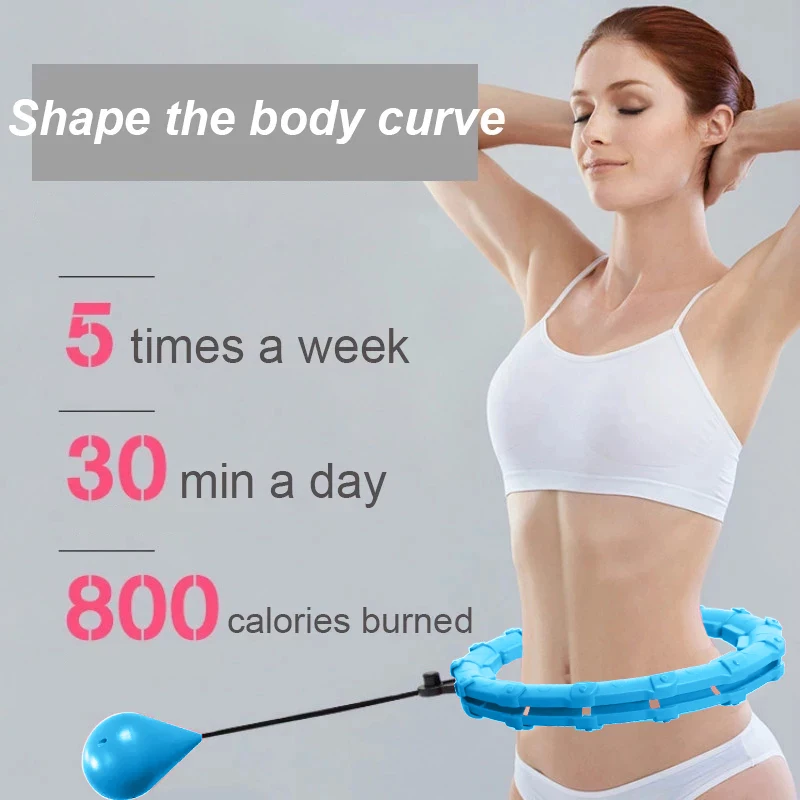 21/24/27/30 Knots Sport Fitness Hoops Abdominal Thin Waist Exercise Massage Hoop Fitness Equipment Gym Home Training Weight Loss detail