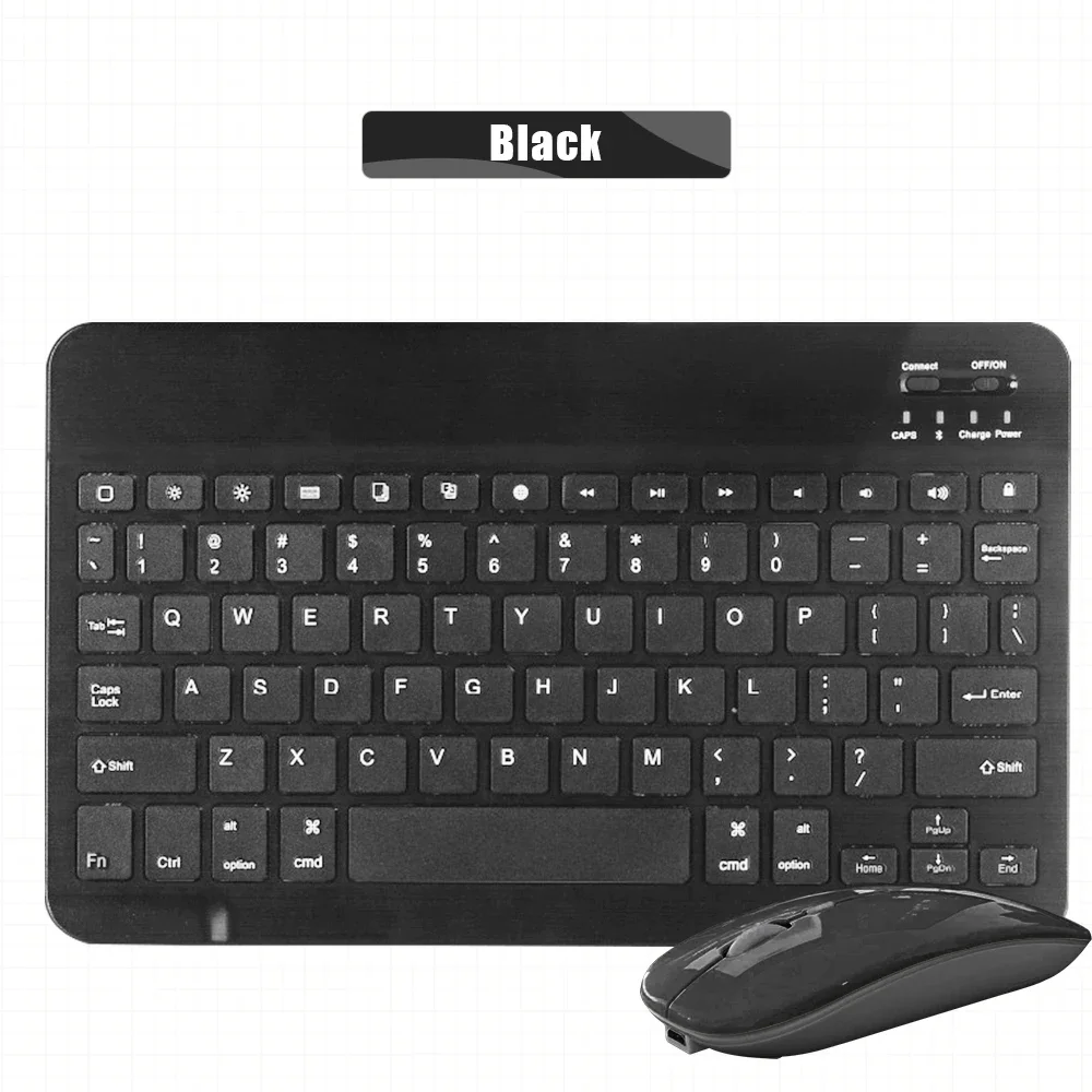 Tablet Wireless 10inch Keyboard For iOS Android Windows For iPad Huawei Samsung Teclado Bluetooth-compatible Keyboard and Mouse detail