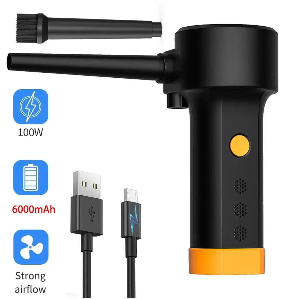 500W Cordless Electric Air Duster,Computer Vacuum Cleaner for Car,Handheld Electric Air Blower,Desk Mini Air Spray Cleaner Tool product view