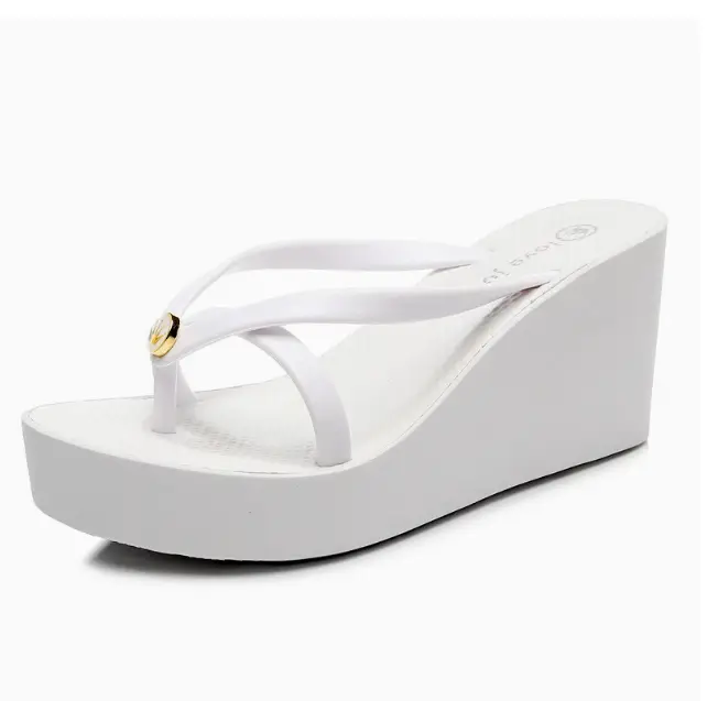 Summer Fashion Sexy Slim Super High Slope Heel Shoes With a Height Increase Of 11cm Non Slip Comfortable Party Beach Slippers product view