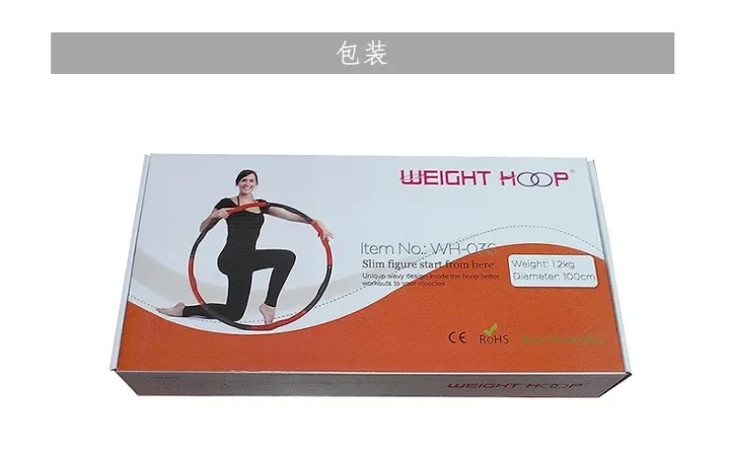 8-Segment Detachable Silent Massage Hula Hoop Single Convex Foam Portable Entertainment Fitness Body Building Sports Equipment detail