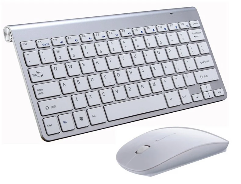 2.4G Wireless Keyboard and Mouse Combo Mini Korean Russian Spanish Hebrew Arabic Keyboard Mouse Set For Notebook Laptop Mac detail