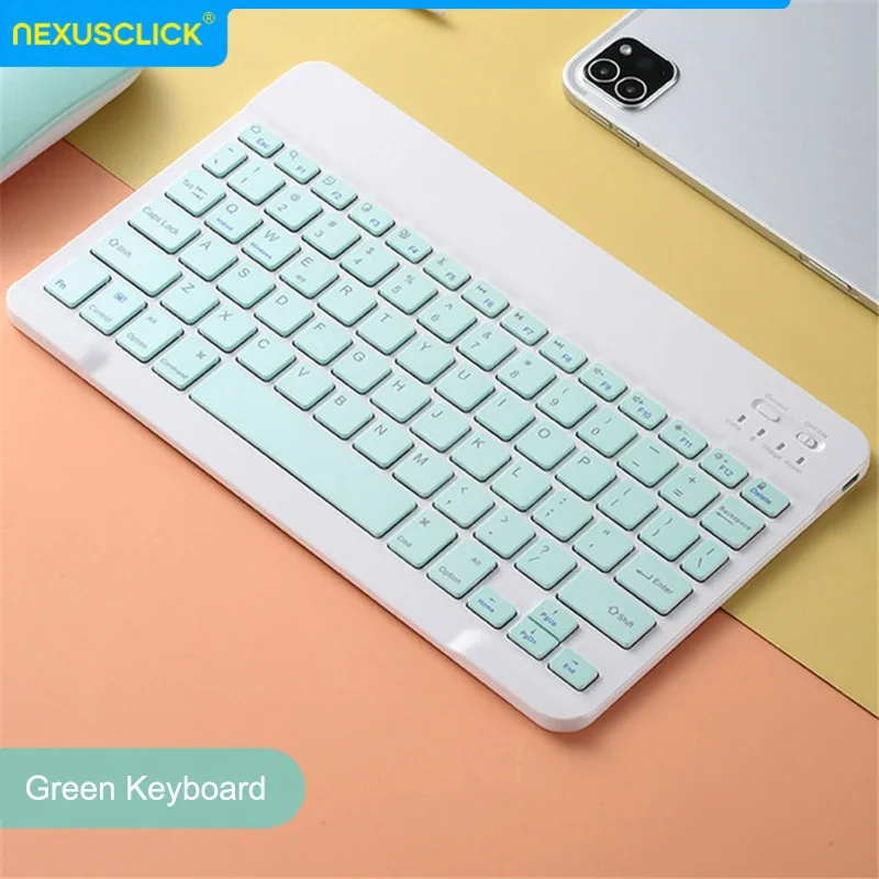 NexusClick Bluetooth Keyboard and Mouse For iPad Xiaomi Samsung Huawei Phone,Slim Mini Wireless Keyboard For Android IOS Windows product view