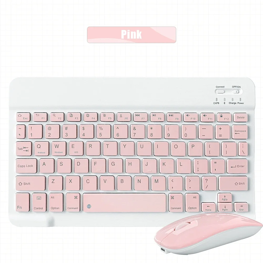 Tablet Wireless 10inch Keyboard For iOS Android Windows For iPad Huawei Samsung Teclado Bluetooth-compatible Keyboard and Mouse detail