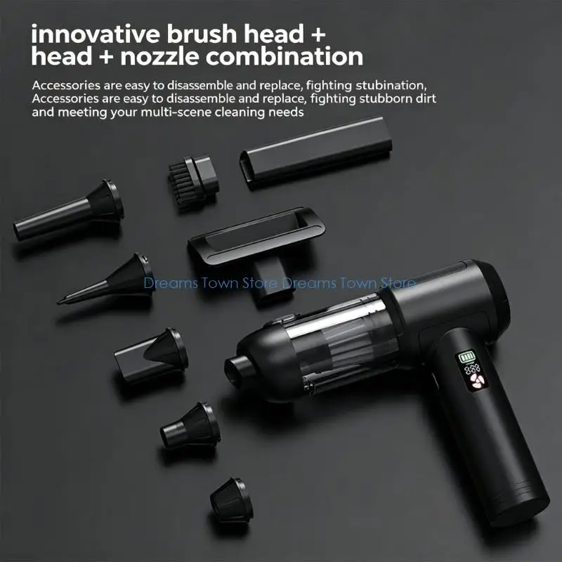 HX6A Portable Cordless Vacuum and Blower for Home Office, Car Seats and Desktop Clean detail