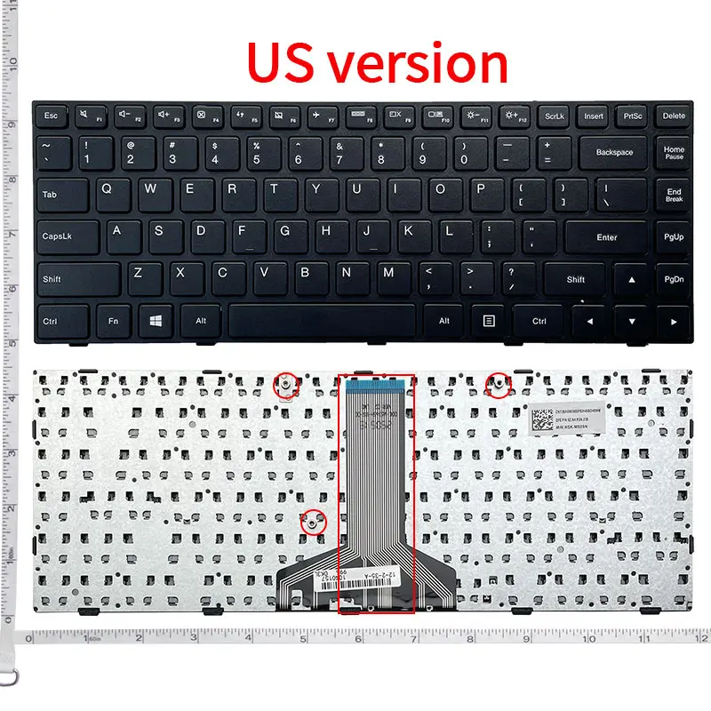 NEW US/SP Laptop keyboard FOR LENOVO ideapad 100-14 100-14IBY 100-14IBD English US keyboard product view
