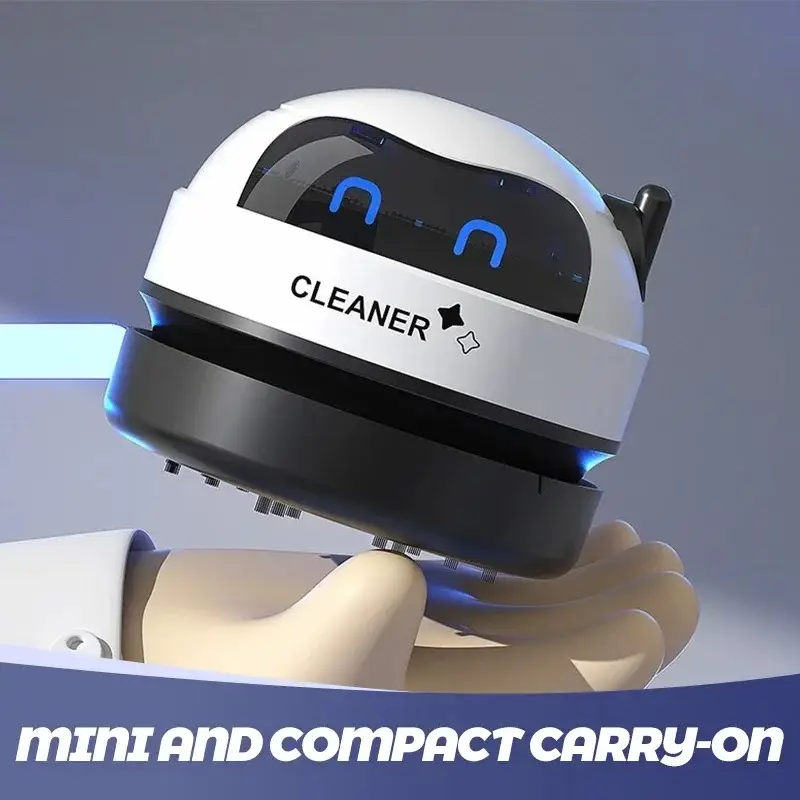 Mini Handheld USB Rechargeable Vacuum Cleaner For Keyboard Car Pet Hair Rubber Shavings Desktop Dust Removal product view