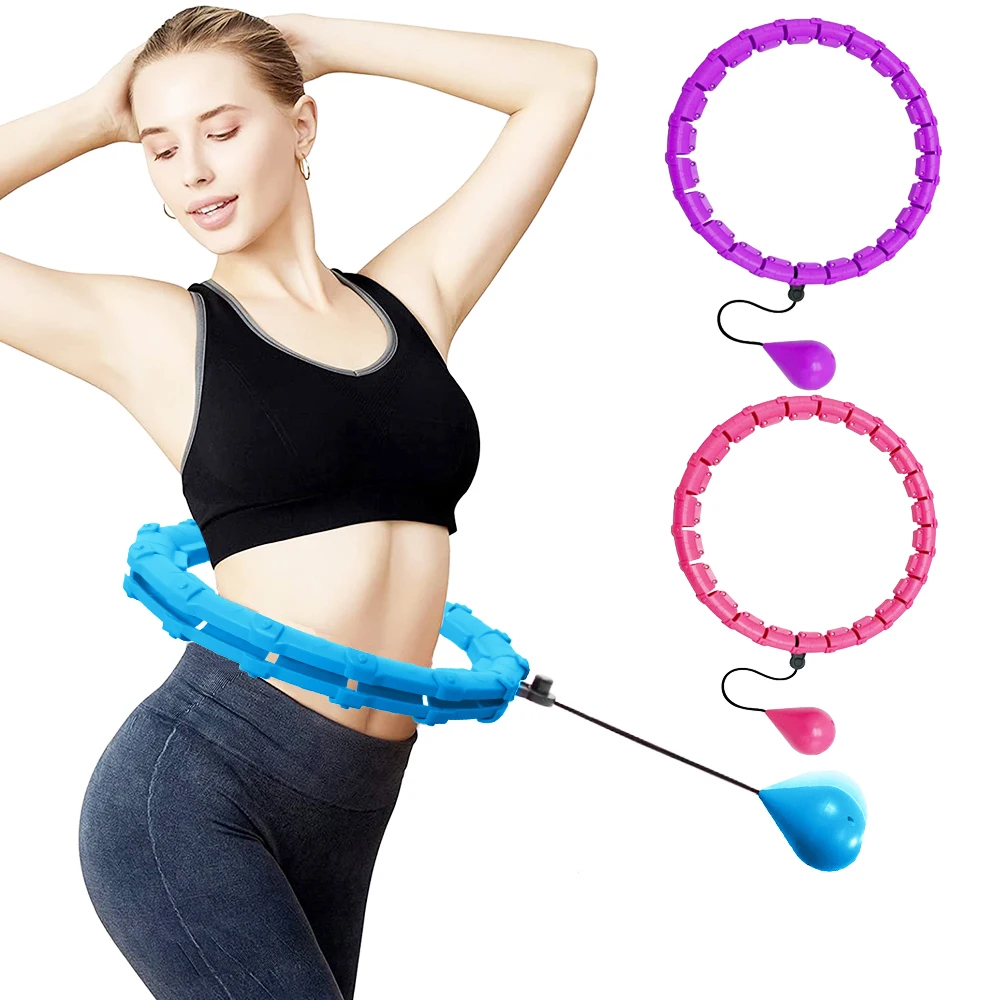 21/24/27/30 Knots Sport Fitness Hoops Abdominal Thin Waist Exercise Massage Hoop Fitness Equipment Gym Home Training Weight Loss detail