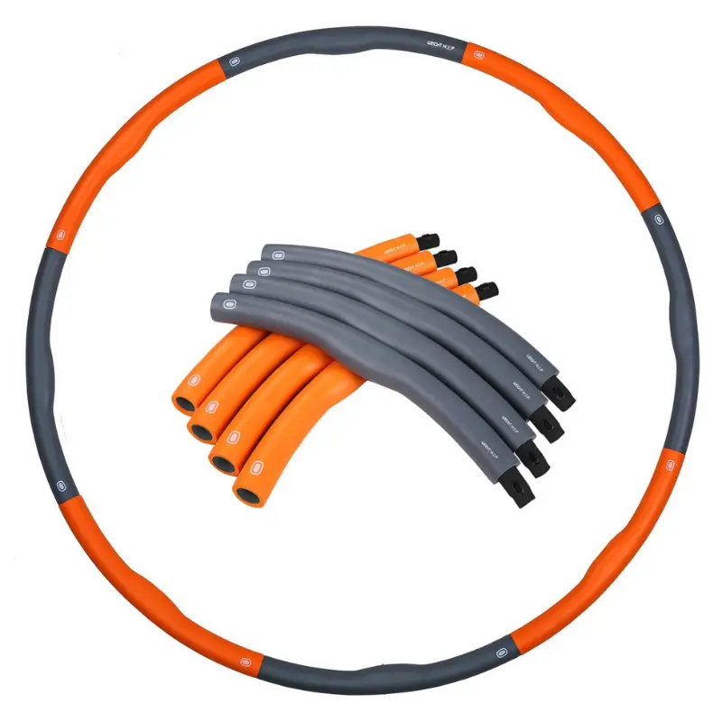 8-Segment Detachable Silent Massage Hula Hoop Single Convex Foam Portable Entertainment Fitness Body Building Sports Equipment product view