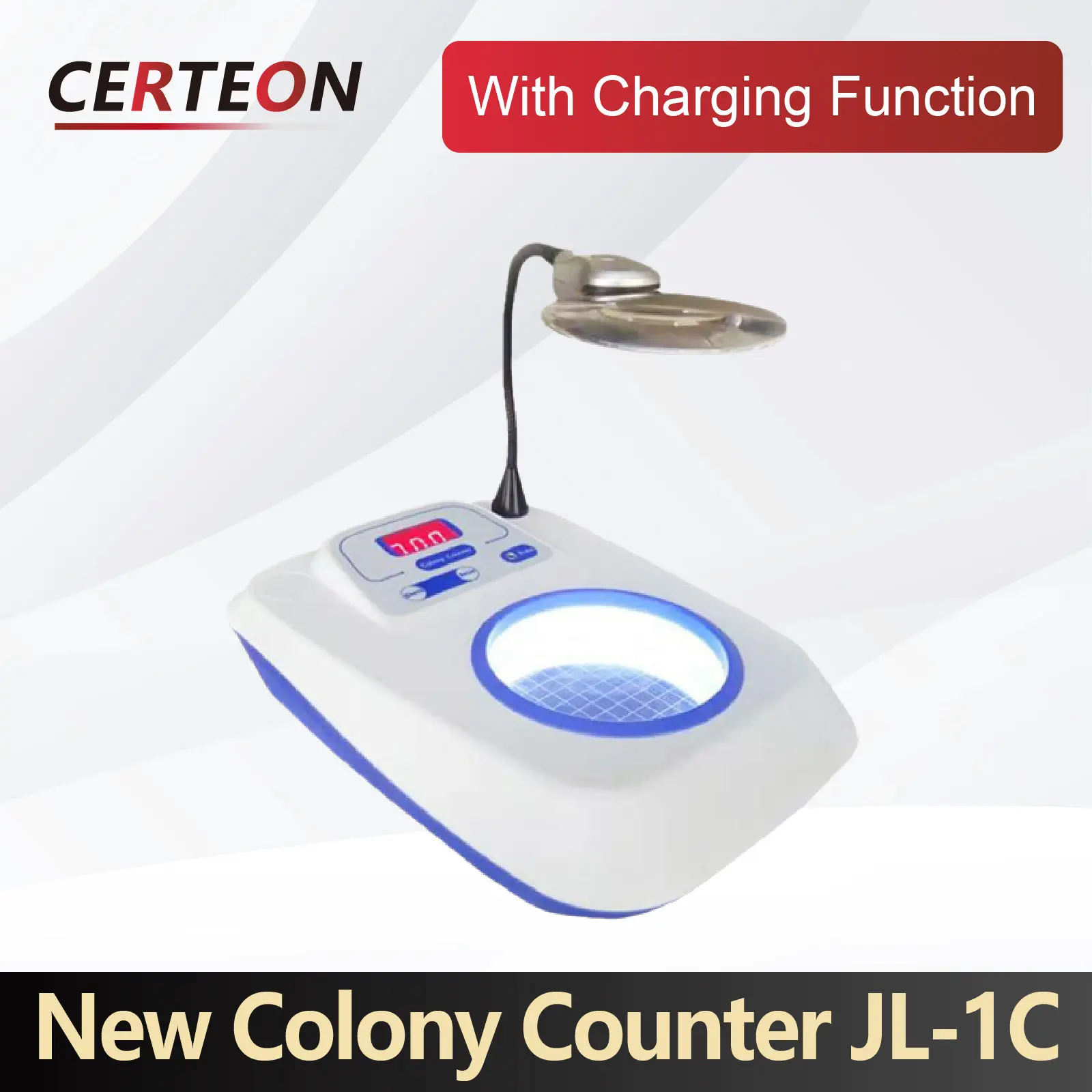 Digital Colony Counter XK97-A 220V  Bacterial Colony Counting Device Semi-Automatic Lab Colony Counter with LED Display product view