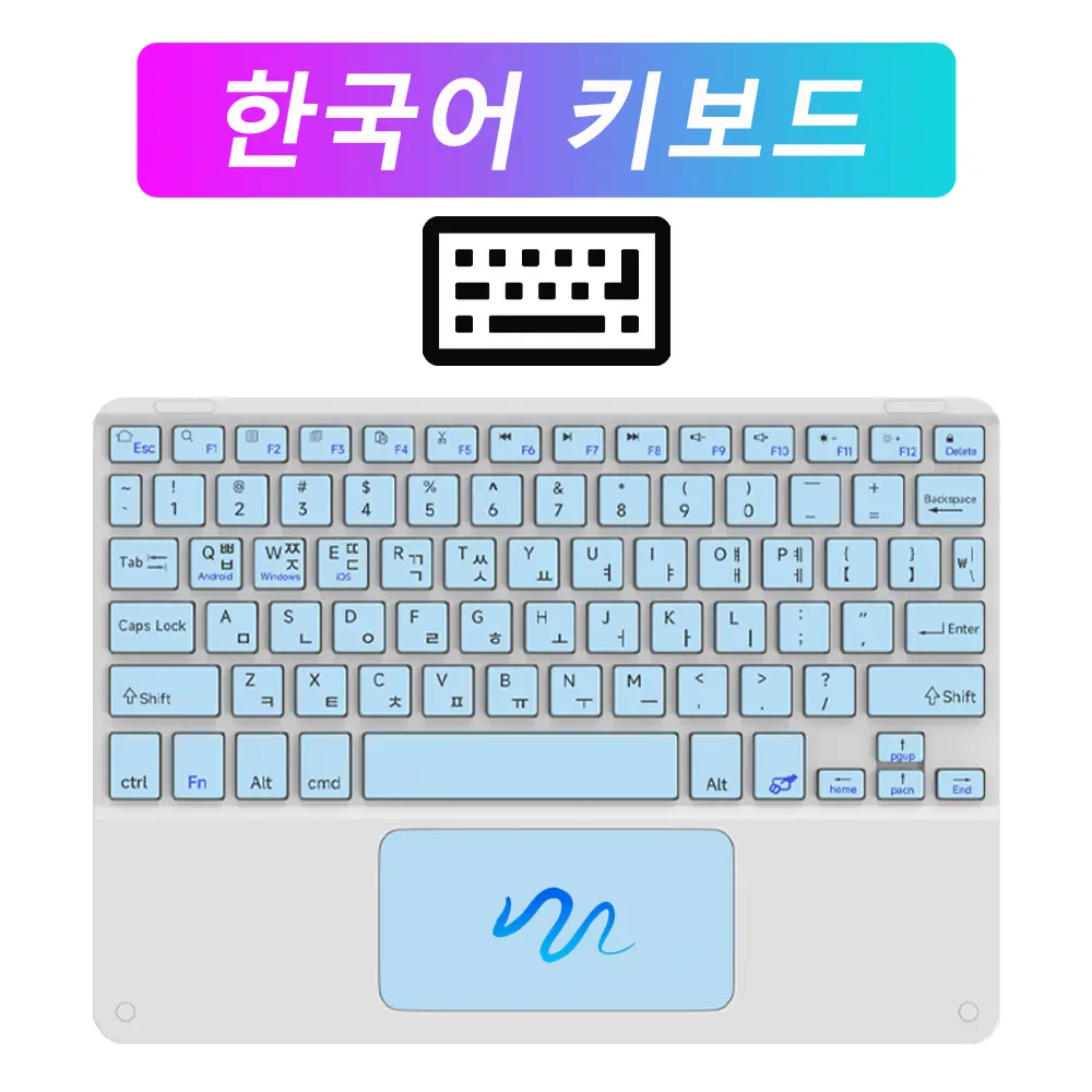 Wireless Keyboard with Touchpad for Android iOS Windows Bluetooth Keyboard and Mouse For Samsung Apple Lenovo Phone Tablet product view