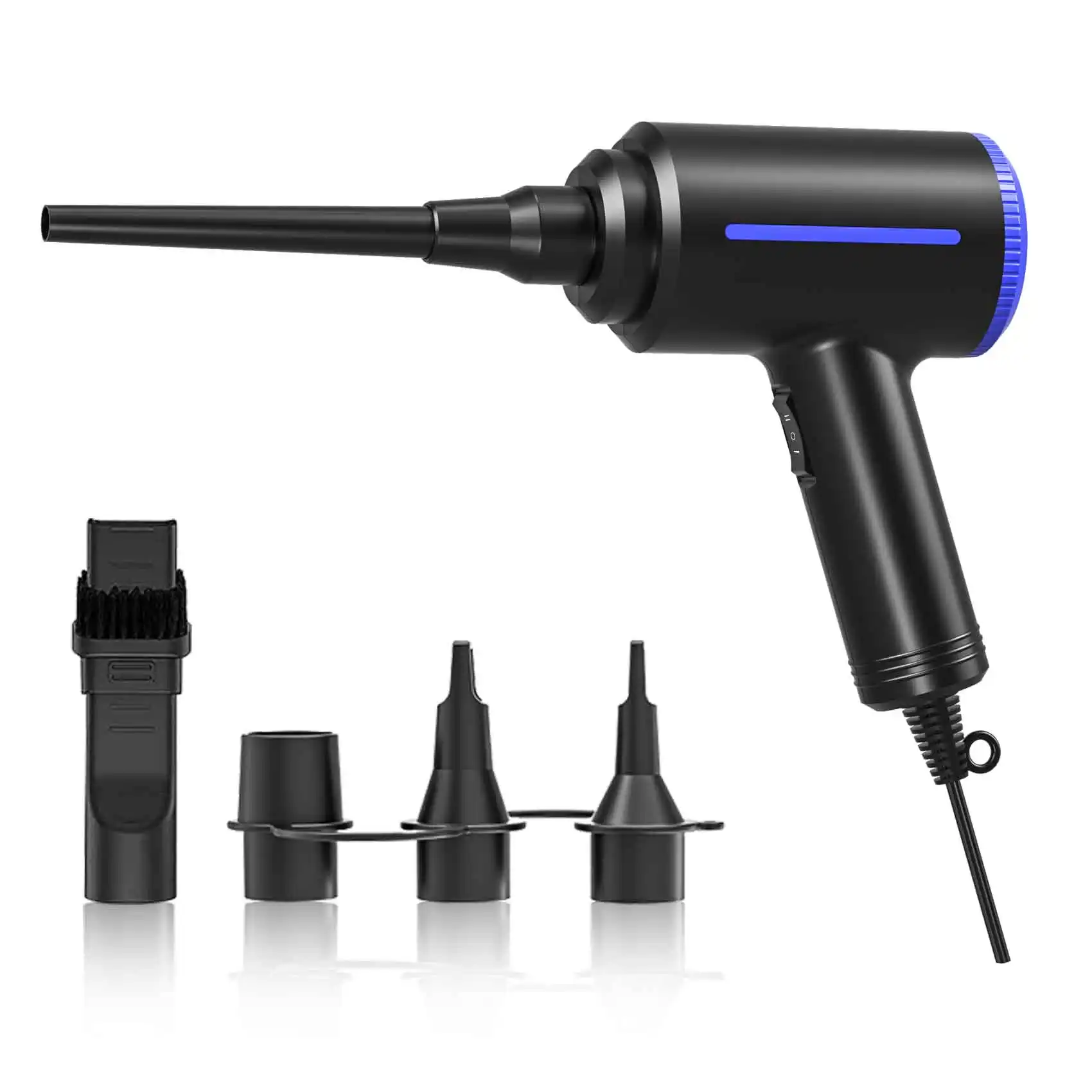 500W Cordless Electric Air Duster,Computer Vacuum Cleaner for Car,Handheld Electric Air Blower,Desk Mini Air Spray Cleaner Tool product view