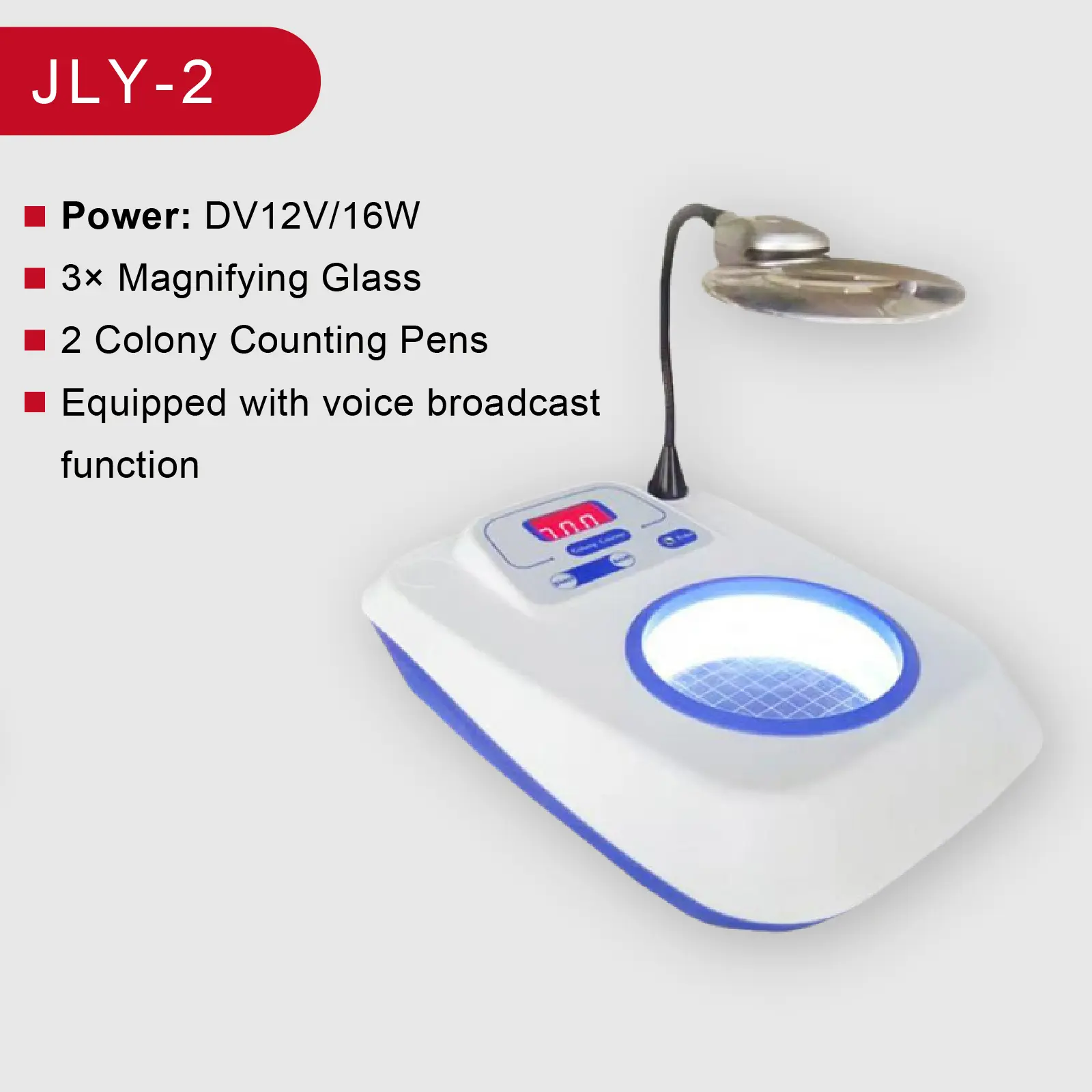 Digital Colony Counter XK97-A 220V  Bacterial Colony Counting Device Semi-Automatic Lab Colony Counter with LED Display product view