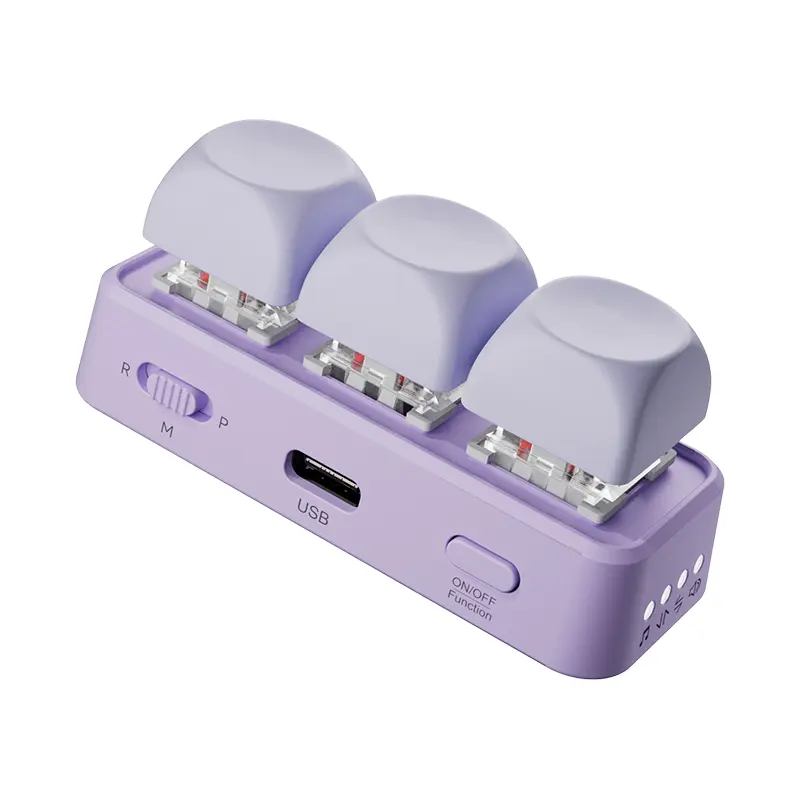 Hanlin Yue Pink Free3 Mini Bluetooth Keyboard Vertical Short Film up down Switch Reader Page Flip Compatible with Kobo product view