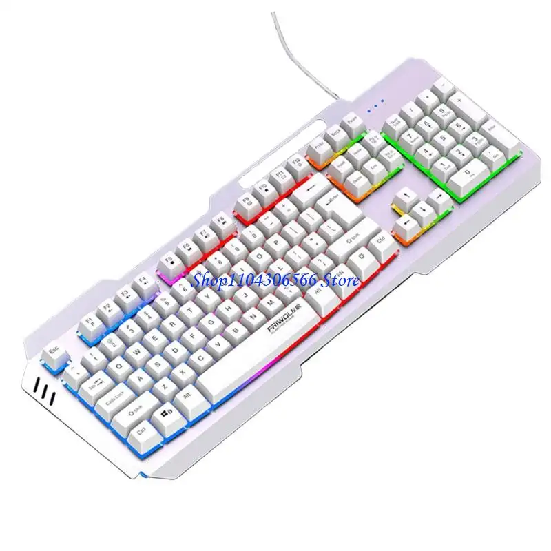 02DD DS600 Ergonomic Corded Keyboard With 19 Anti Ghosting And Anti Slip Design product view