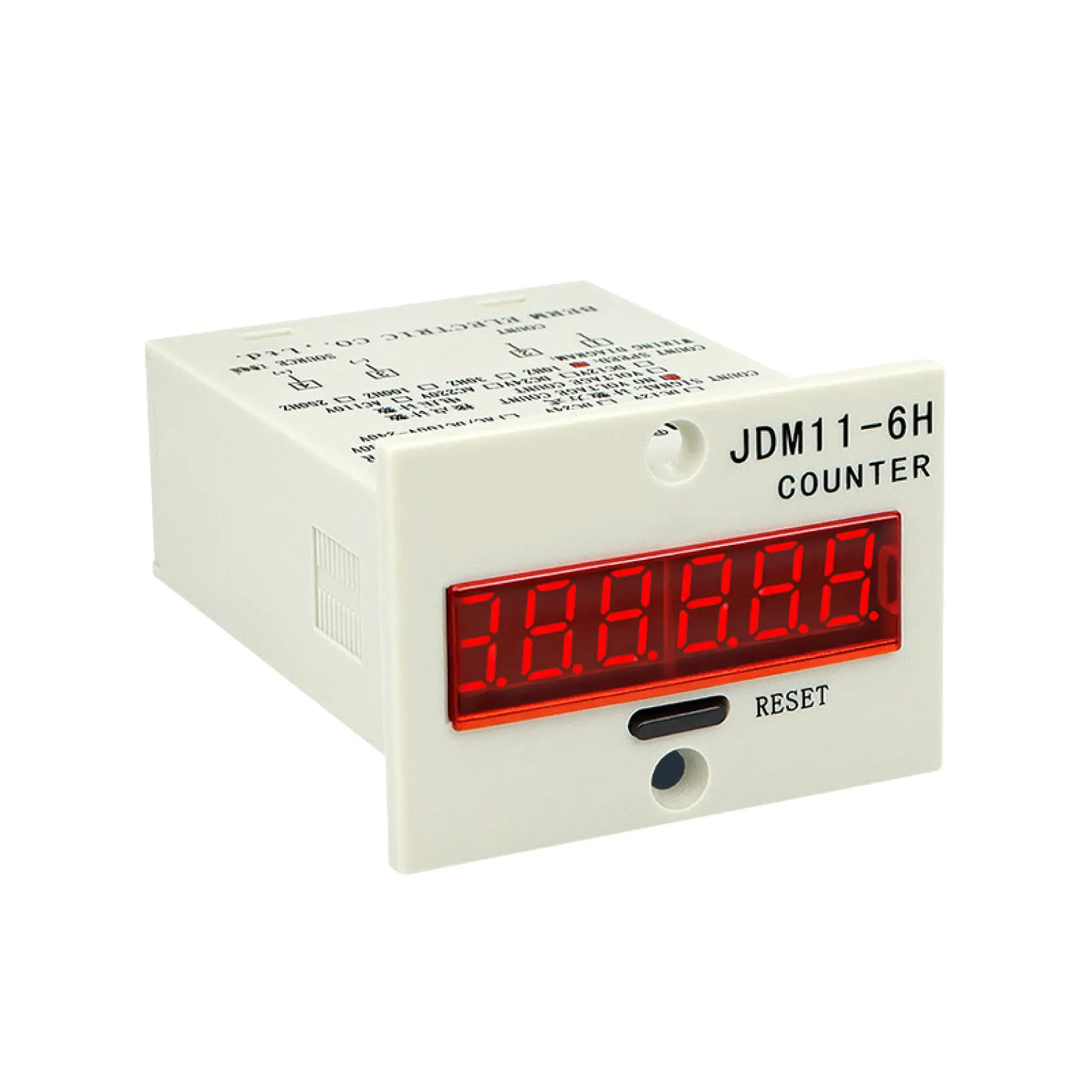 JDM11-6H 6 Digit Digital Counter Electronic Counter Totalizing Counter Resettable Power Failure Memory 12-24V 36V 110V 220V 380V product view