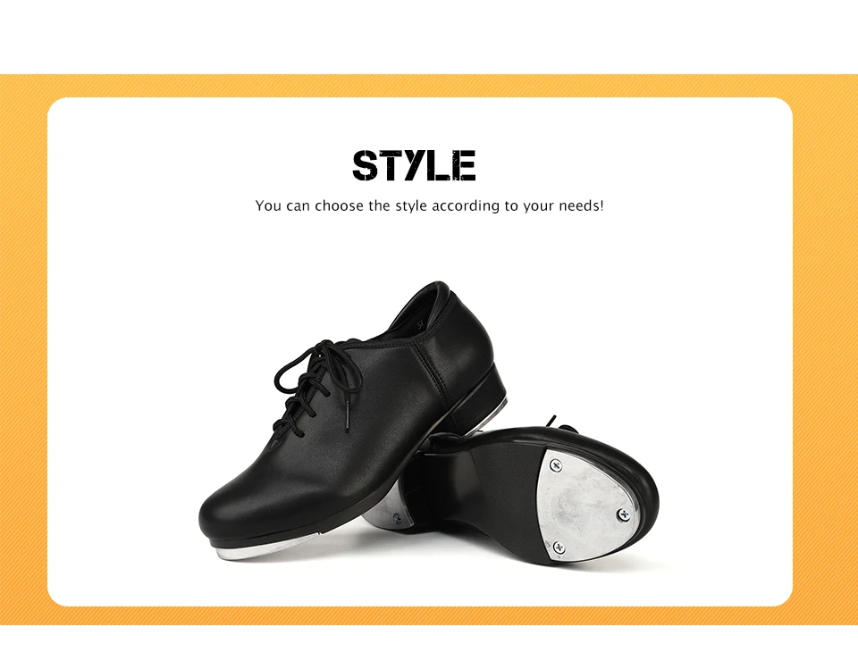 Tap Dance Shoes Sports Dance Shoes Women/Men Kicked Shoes Performance Tap Dancing Shoes Step Sneakers High-impact Aluminum Plate detail