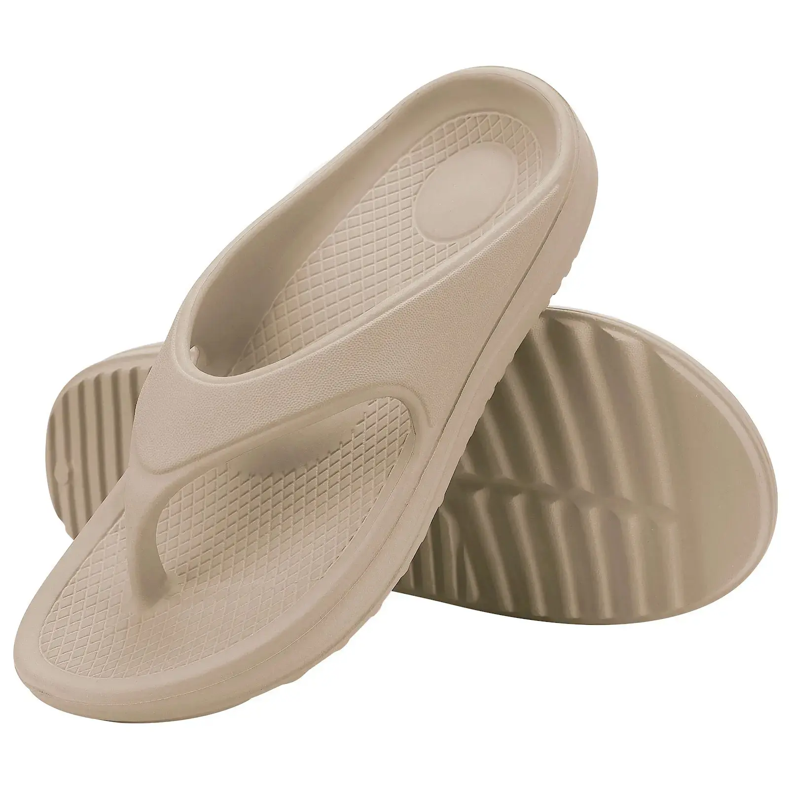 Bebealy Women Orthopedic Slippers With Arch Support Outdoor Men Slippers Soft Antiskid Home Slippers Indoor EVA Cloud Slippers product view