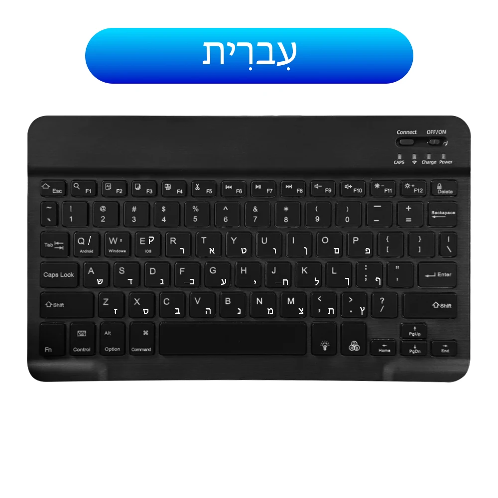 2026 New Bluetooth Keyboard Mouse For iPad Xiaomi Samsung Android iOS Windows Tablet Phone Mini Wireless Keyboard Spanish Hebrew detail