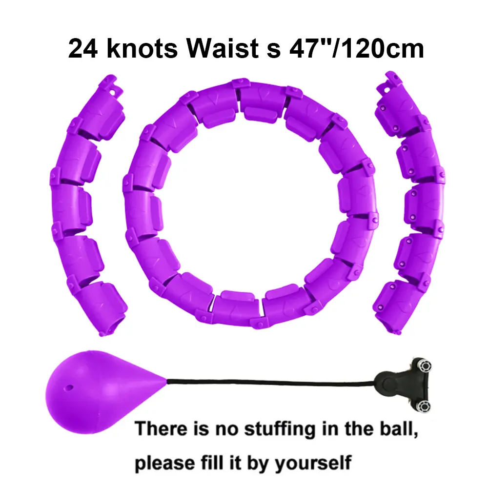 21/24/27/30 Knots Sport Fitness Hoops Abdominal Thin Waist Exercise Massage Hoop Fitness Equipment Gym Home Training Weight Loss product view