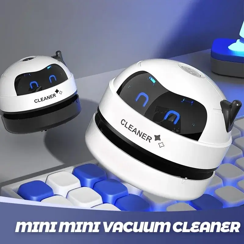 Mini Handheld USB Rechargeable Vacuum Cleaner For Keyboard Car Pet Hair Rubber Shavings Desktop Dust Removal product view