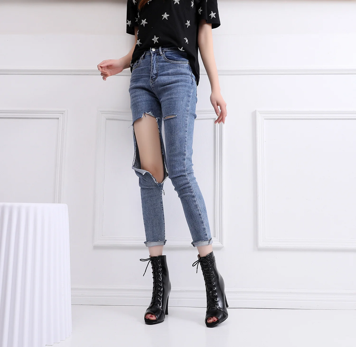 Women's 2020 Brand Party Boots Women's Sexy stilettos High Heels Footwear Women Latin dance heels shoes Latin 2020 For Ballroom detail