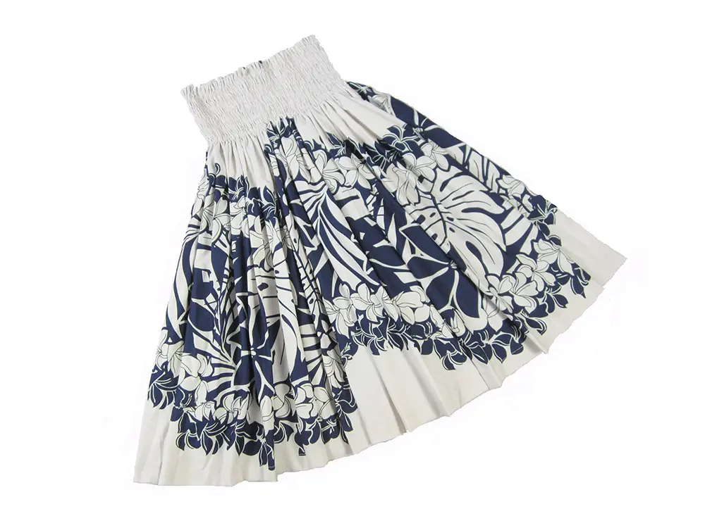 Hula Dance Girl Hawaiian Party Premium Pa'u Hula Skirt Customize Print Hula Dance Performance Short Skrits With Adjustable Waist product view