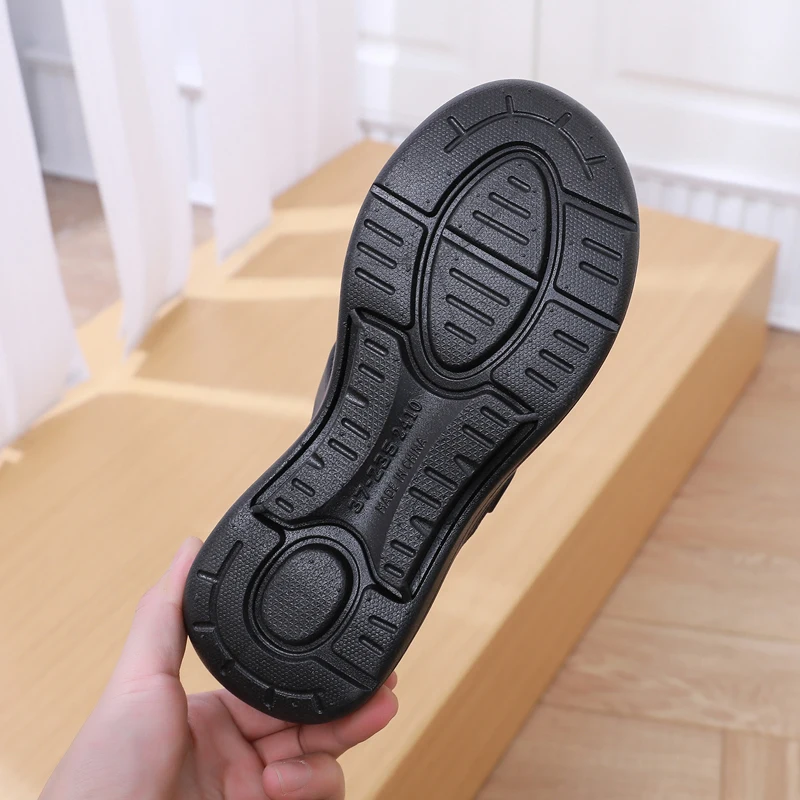 Smart Foot Thick Heel Sandals Fashion Slope Heel Summer New Indoor Anti-Slip Heightening Beach Cool Sandals Casual Style Holl... detail