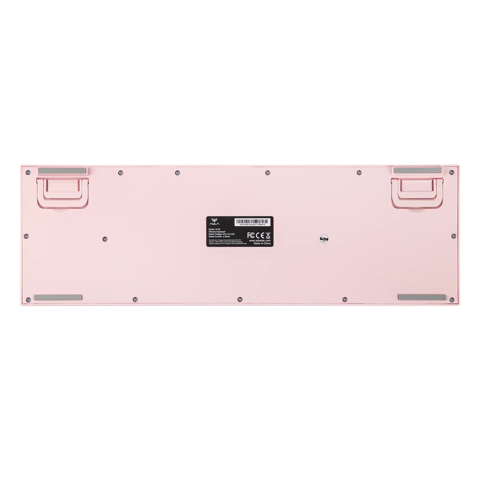 AULA S102 Wired Only Full Size Layout Silent Membrane Gaming Keyboard with Number Pad & Creamy Silicone Structure detail