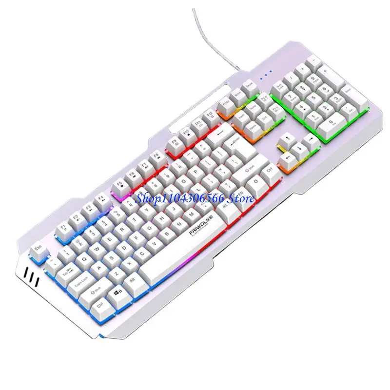 02DD DS600 Ergonomic Corded Keyboard With 19 Anti Ghosting And Anti Slip Design detail