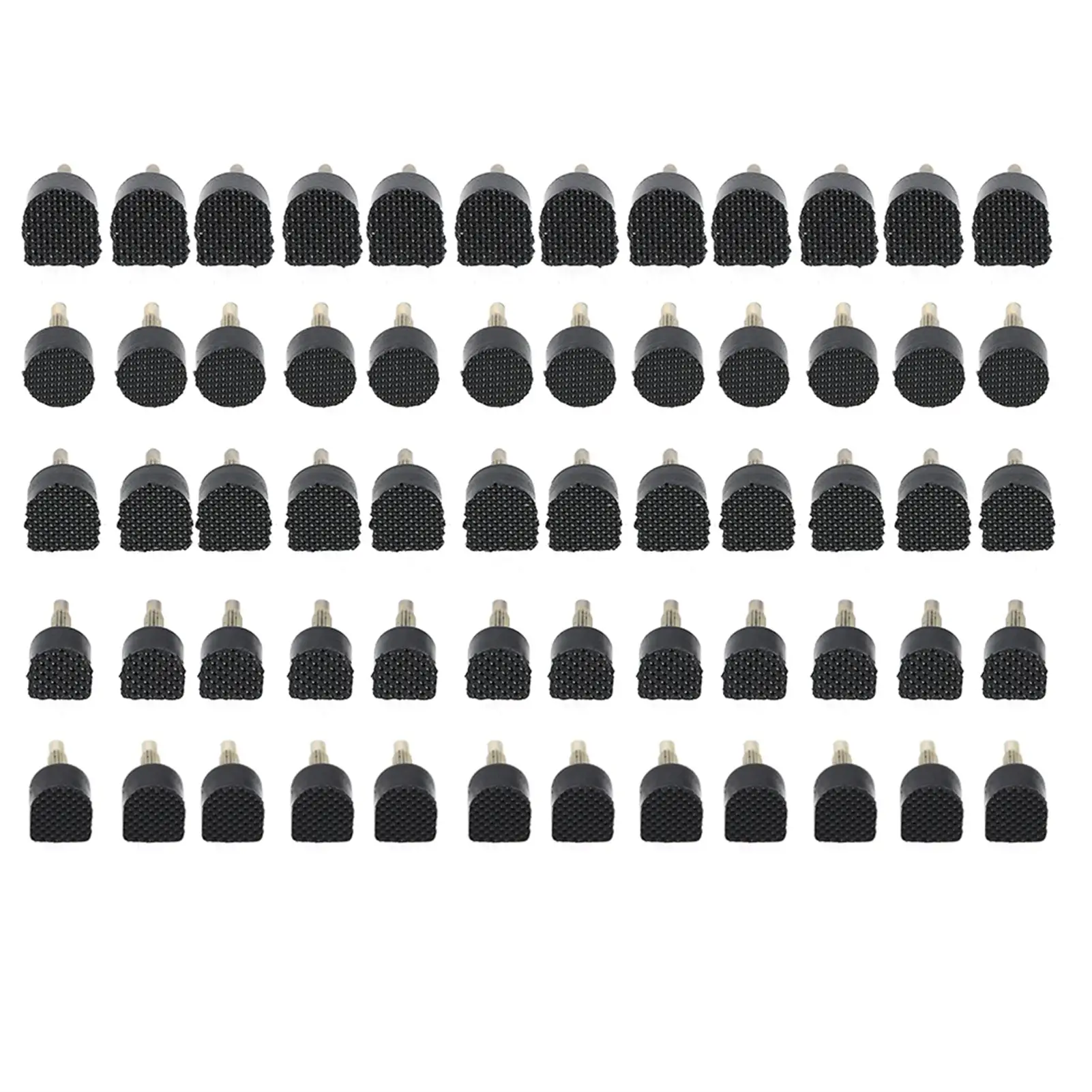 60Pcs High Heel Shoe Repair Nail 5 Different Size Shoe Repair Tips Taps Dowel Lifts Replacement Heel Stoppers Protectors