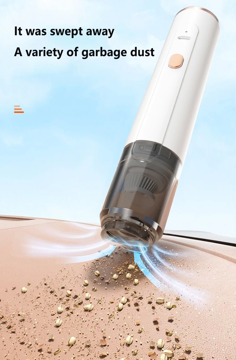 Lenovo Handheld Vacuum Cleaner 3-in-1 Suction/Blow/Water Absorption Strong Suction Portable for Car Powder Desktop Cleaning detail