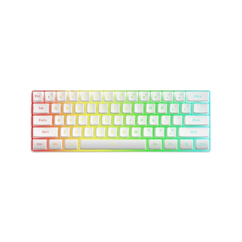 U55B Mechanical Gaming Keyboard LED Backlit Keycap Keyboard 61 Keys Corded Computer Keyboard for Laptop Gamer Office Work detail