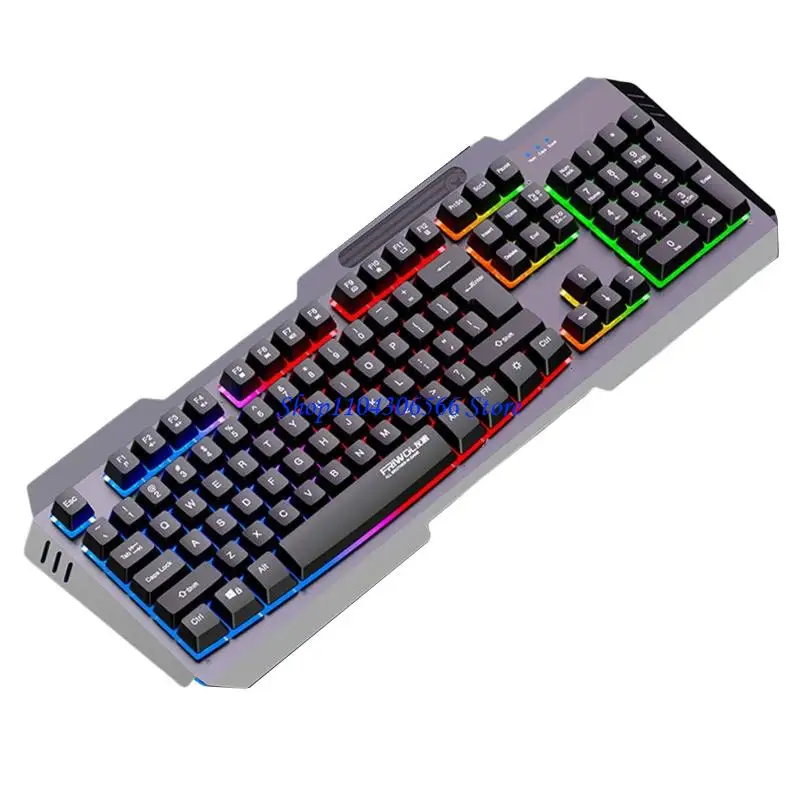 02DD DS600 Ergonomic Corded Keyboard With 19 Anti Ghosting And Anti Slip Design detail