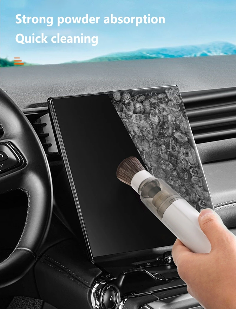 Lenovo Handheld Vacuum Cleaner 3-in-1 Suction/Blow/Water Absorption Strong Suction Portable for Car Powder Desktop Cleaning detail