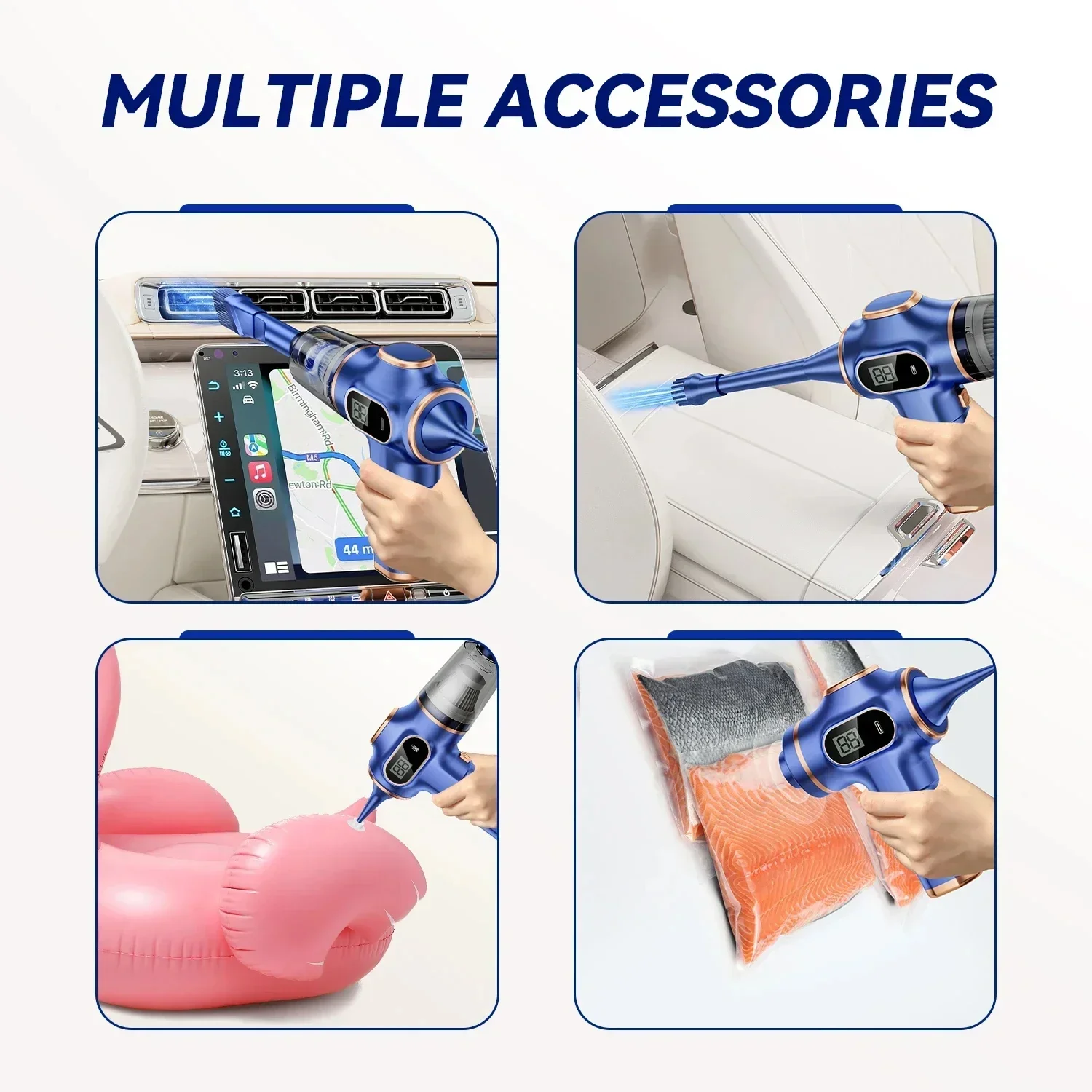 Xiomi 9500000Pa Handheld Wireless Vacuum Cleaner Cordless Portable Cleaning Robot Home and Car Use Large Suction Vacuum Cleaner product view