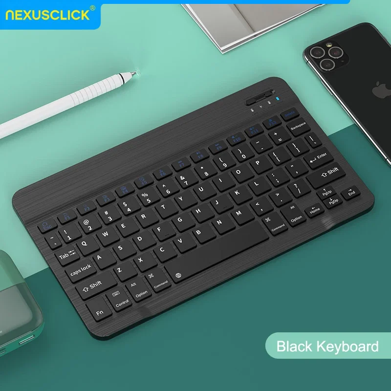 NexusClick Bluetooth Keyboard and Mouse For iPad Xiaomi Samsung Huawei Phone,Slim Mini Wireless Keyboard For Android IOS Windows product view