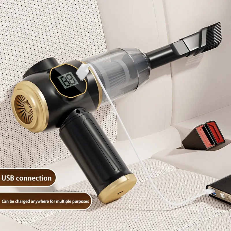 Vacuum Cleaner Car Suction Blowing Integrated Small High-power Suction Wireless Handheld Dust Desktop Vacuum Cleaner product view
