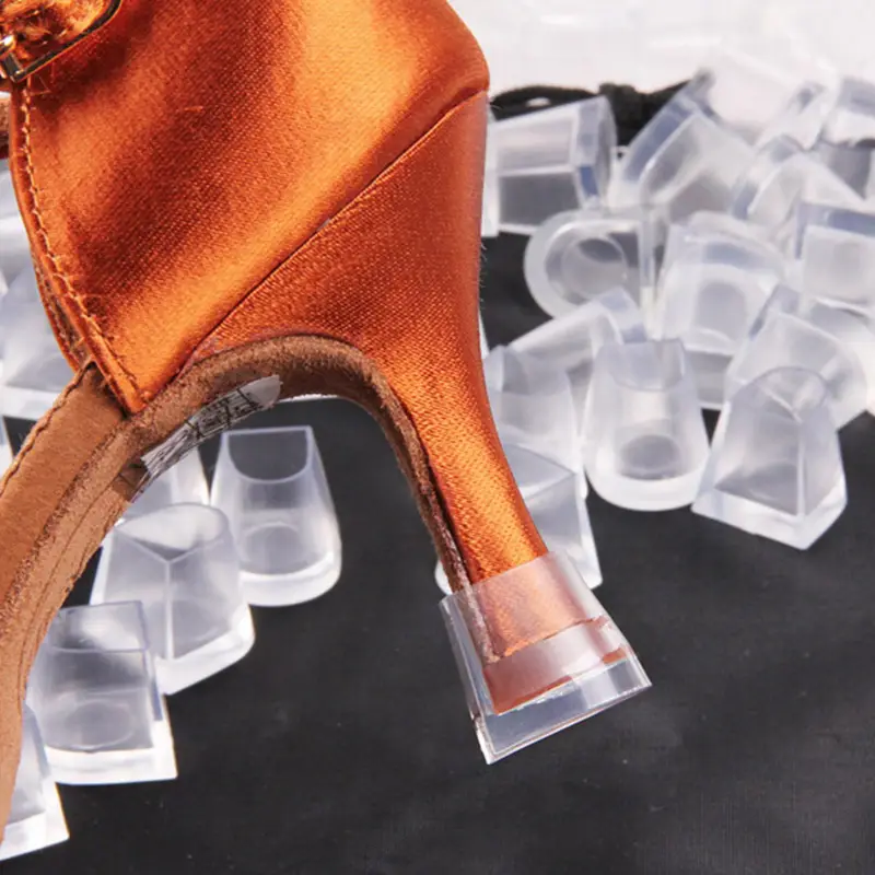 Latin Dance Heel Protector Includes Heels Anti-Slip Silicone High Heel Wedding Ballroom Latin Dance Shoes Woman product view