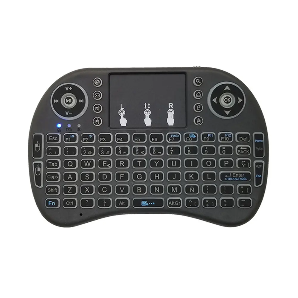 i8 Mini Wireless Battery Keyboard 2.4GHz English Language Air Mouse With Touchpad Handheld for Laptop Android TV Box PC product view