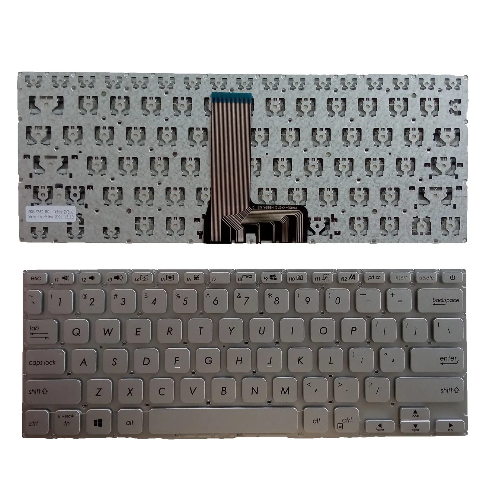 US Laptop Keyboard for ASUS X409 X409UA X409FA JA X415 X415JA A409 A409M 262XFR00 product view